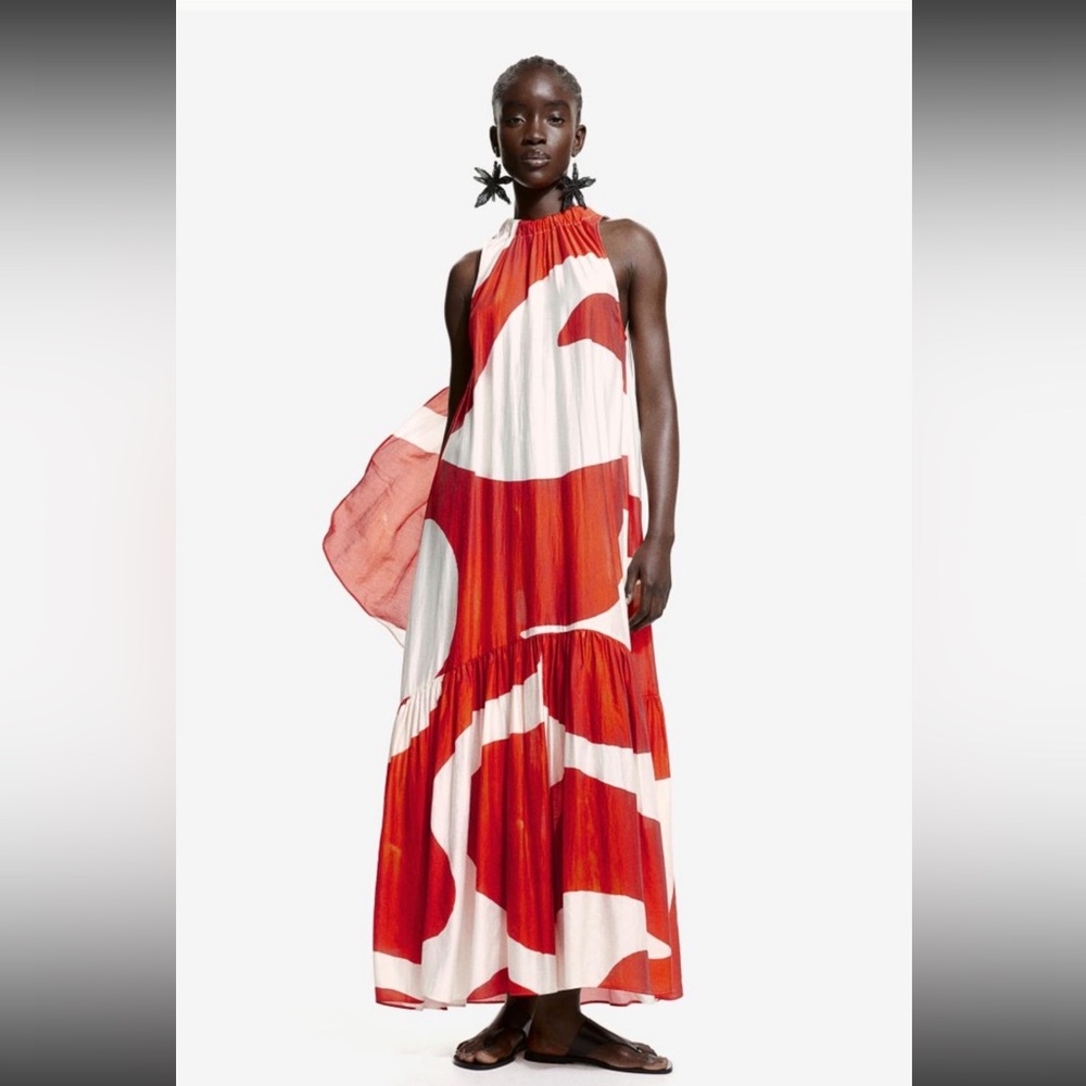 H&M MAXI DRESS SZmed NWOT